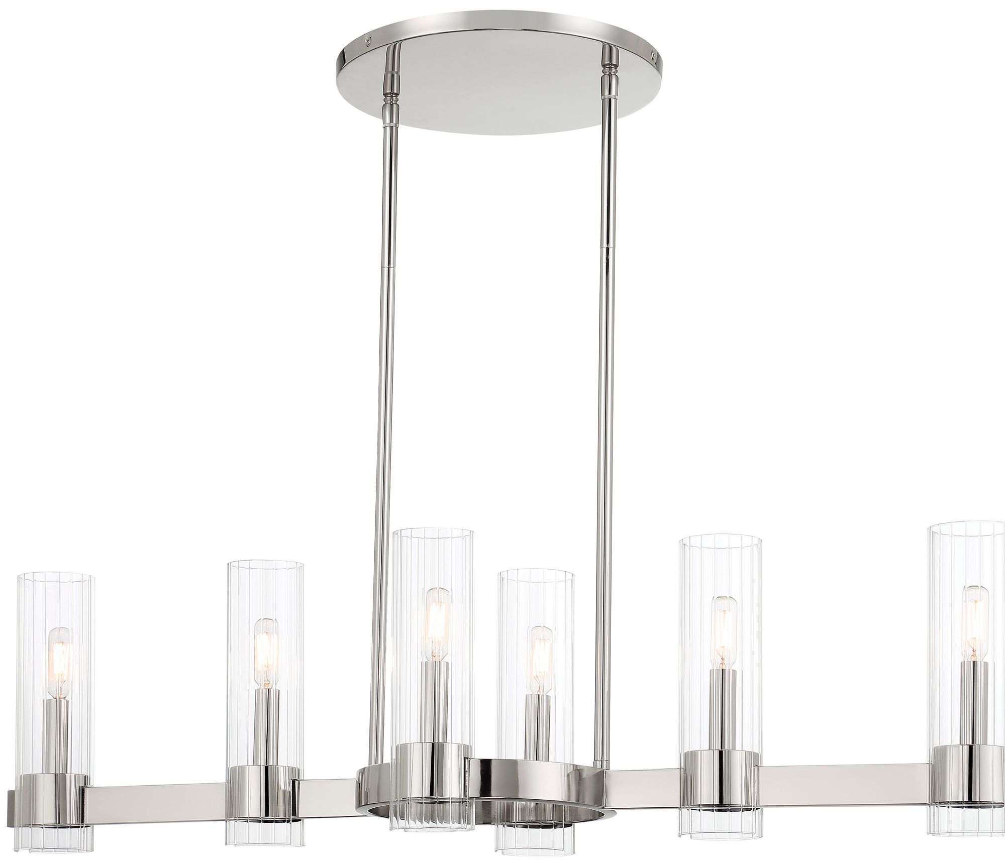Image 2 Minka-Lavery Vernon Place 6-Light Chrome Island Chandelier more views