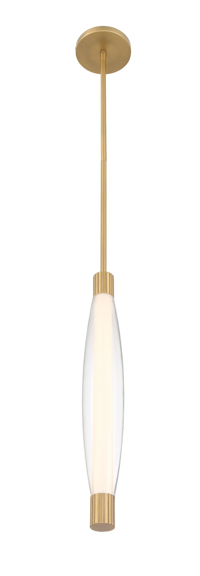 Image 6 Minka Lavery Verto LED 3-in Legacy Brass Pendant Light with Glass Shade more views