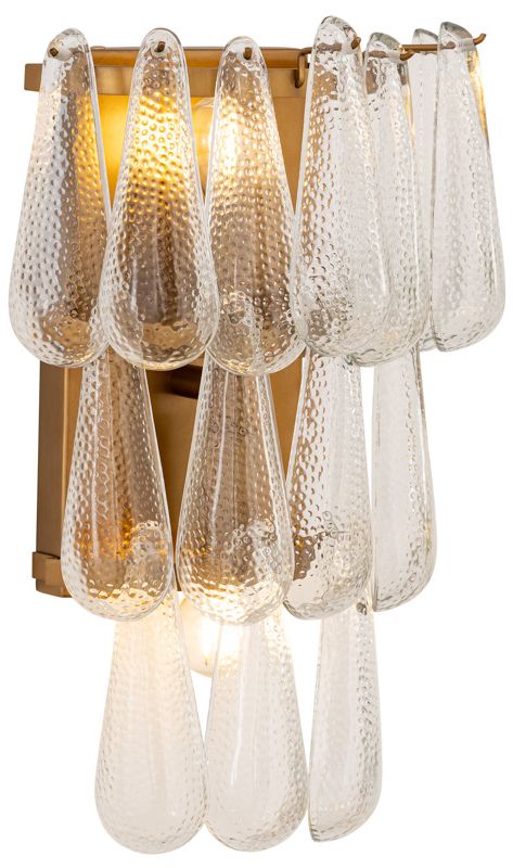 Image 6 Minka Lavery Vionne 2-Light 11.25-in Legacy Brass Wall Sconce with Shade more views