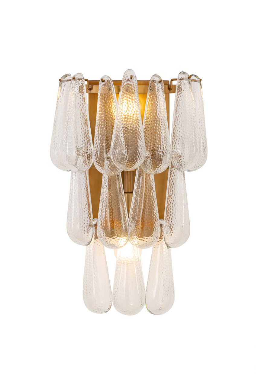 Image 7 Minka Lavery Vionne 2-Light 11.25-in Legacy Brass Wall Sconce with Shade more views