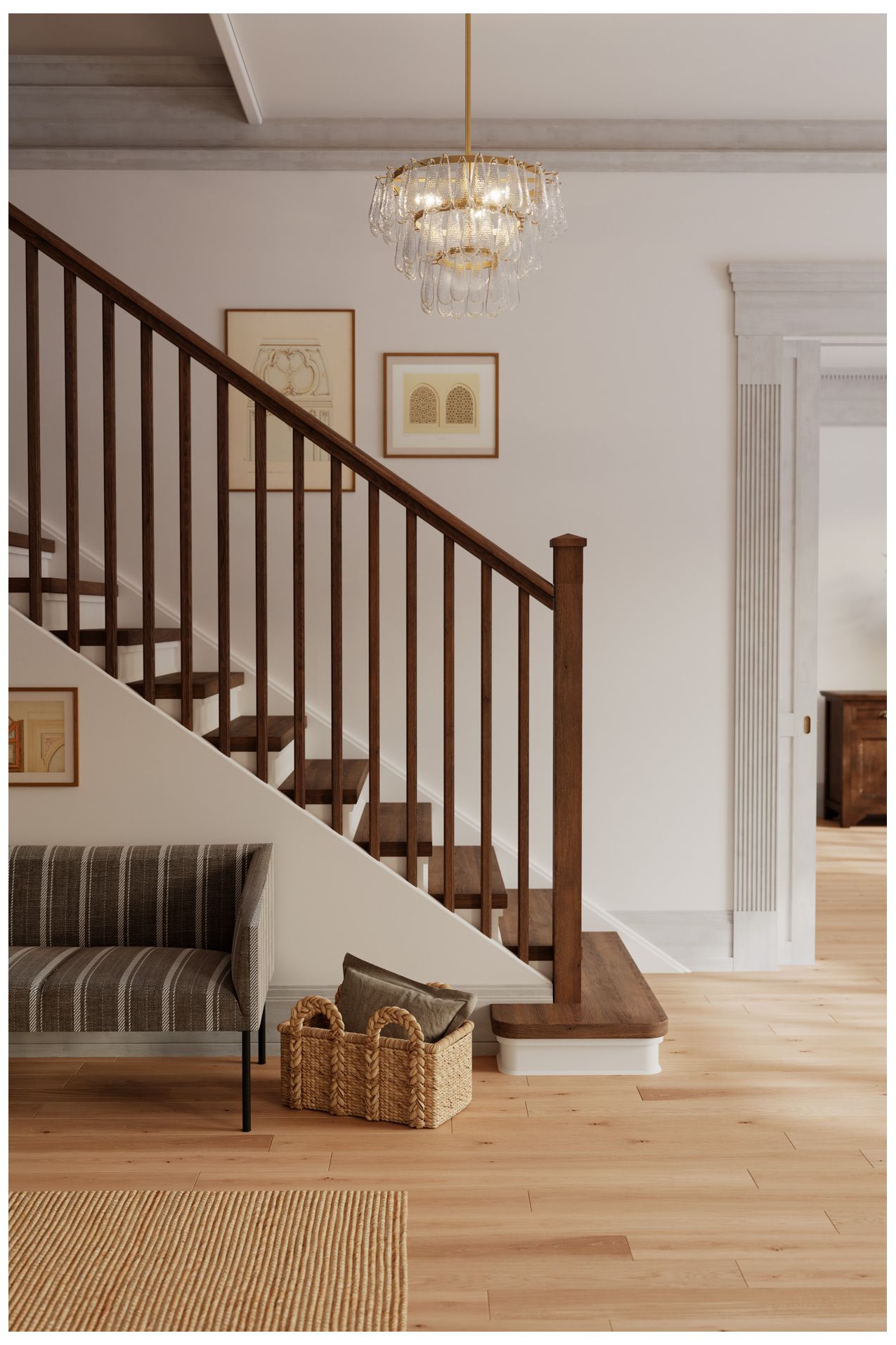 Image 4 Minka Lavery Vionne 5-Lt 22.75-in Legacy Brass Semi-Flush Mount with Shade more views