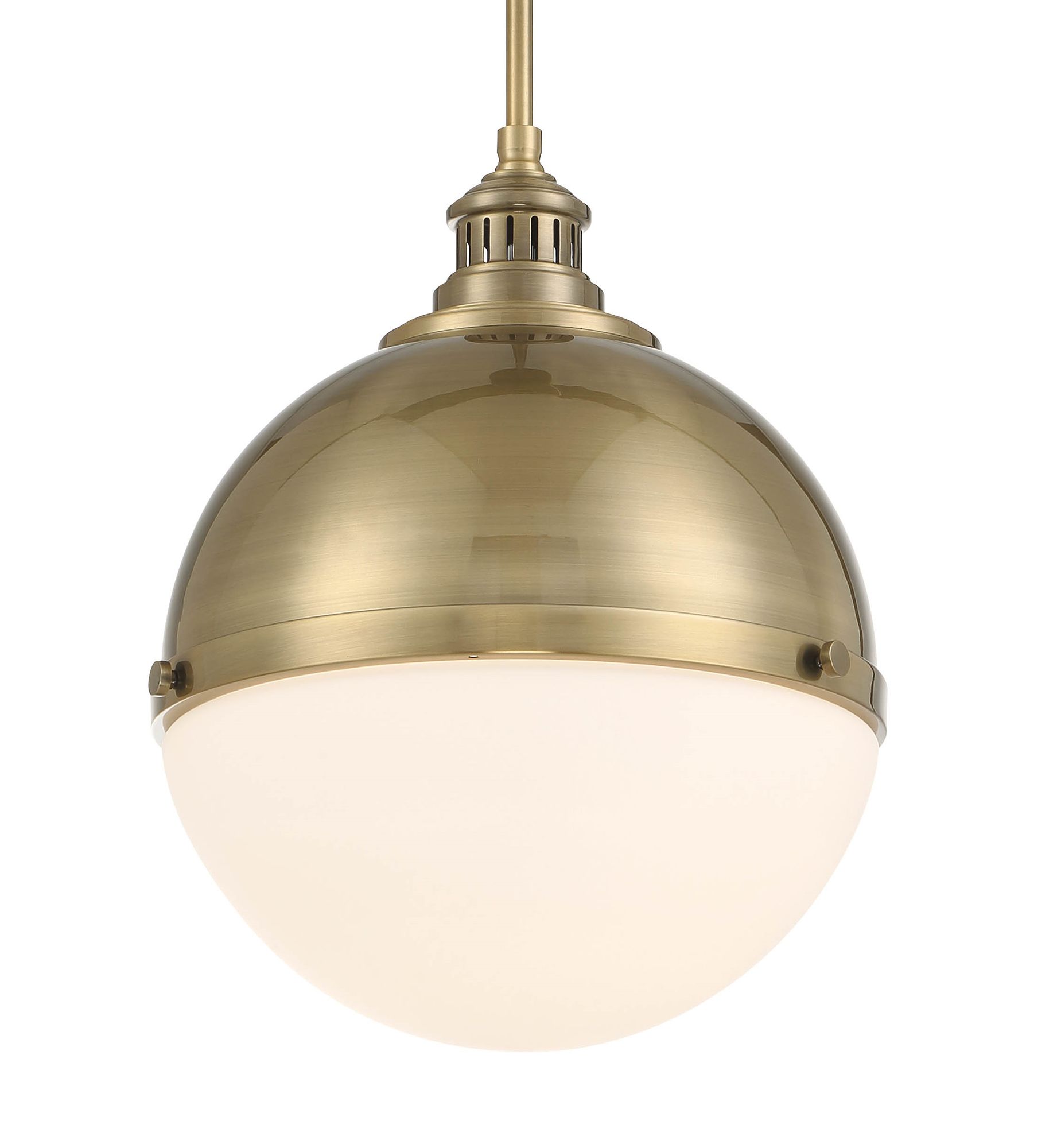 Image 3 Minka-Lavery Vorey 1-Light Oxidized Aged Brass Pendant more views