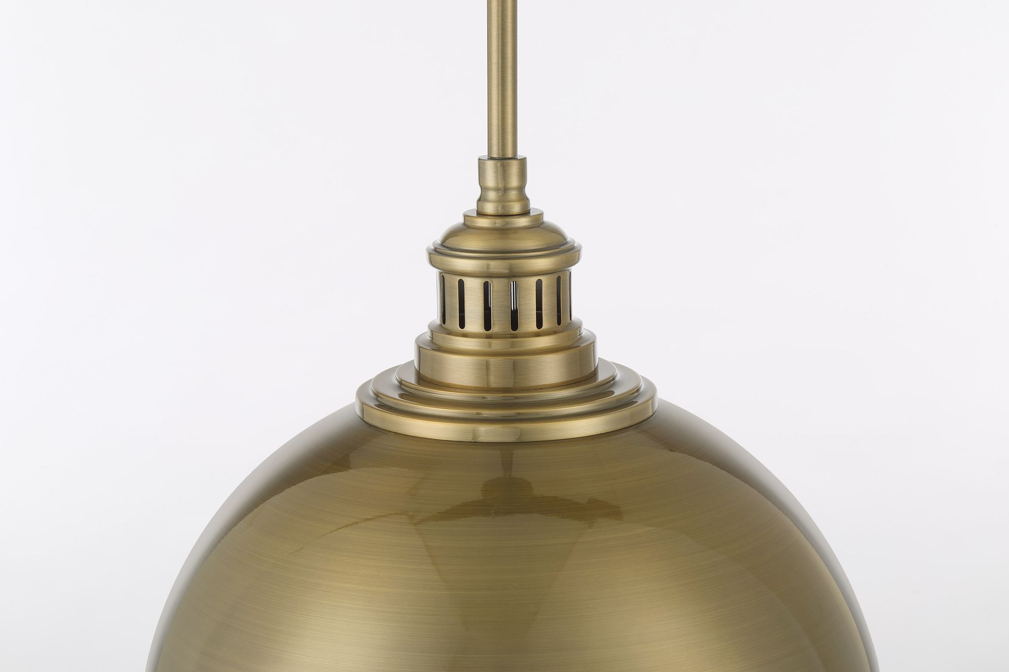 Minka-Lavery Vorey 1-Light Oxidized Aged Brass Pendant