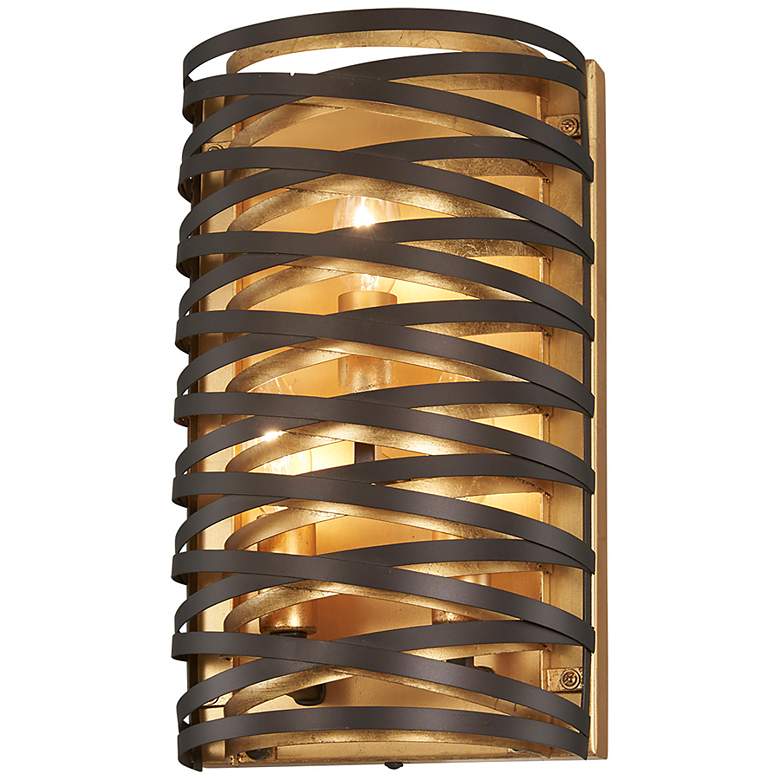 Image 2 Minka Lavery Vortic Flow 12" High Dark Bronze Wall Sconce more views