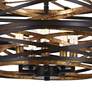 5_Minka Lavery Vortic Flow 16" Dark Bronze and Gold 5-Light Pendant more views