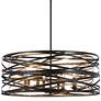 Minka-Lavery Vortic Flow 30" Wide 8-Light Bronze and Gold Pendant