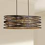 Minka Lavery Vortic Flow 40" Bronze Gold Kitchen Island Light Pendant