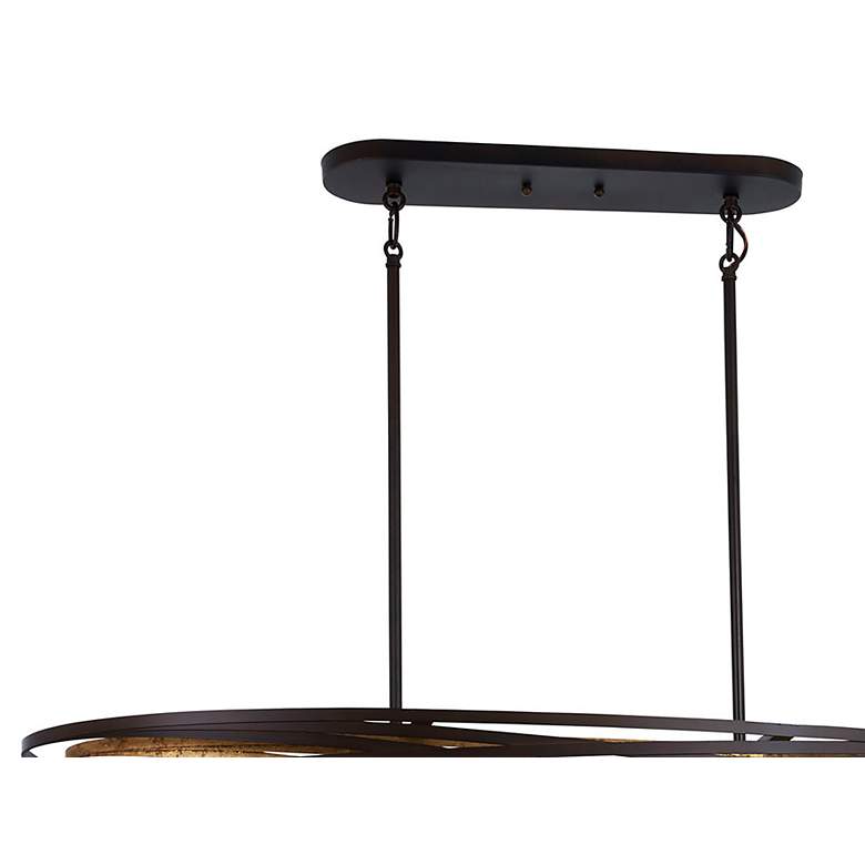 Image 7 Minka Lavery Vortic Flow 40" Bronze Gold Kitchen Island Light Pendant more views