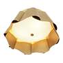 3_Minka-Lavery Waveform 3-Light 14-in Legacy Brass Indoor Flush Mount more views