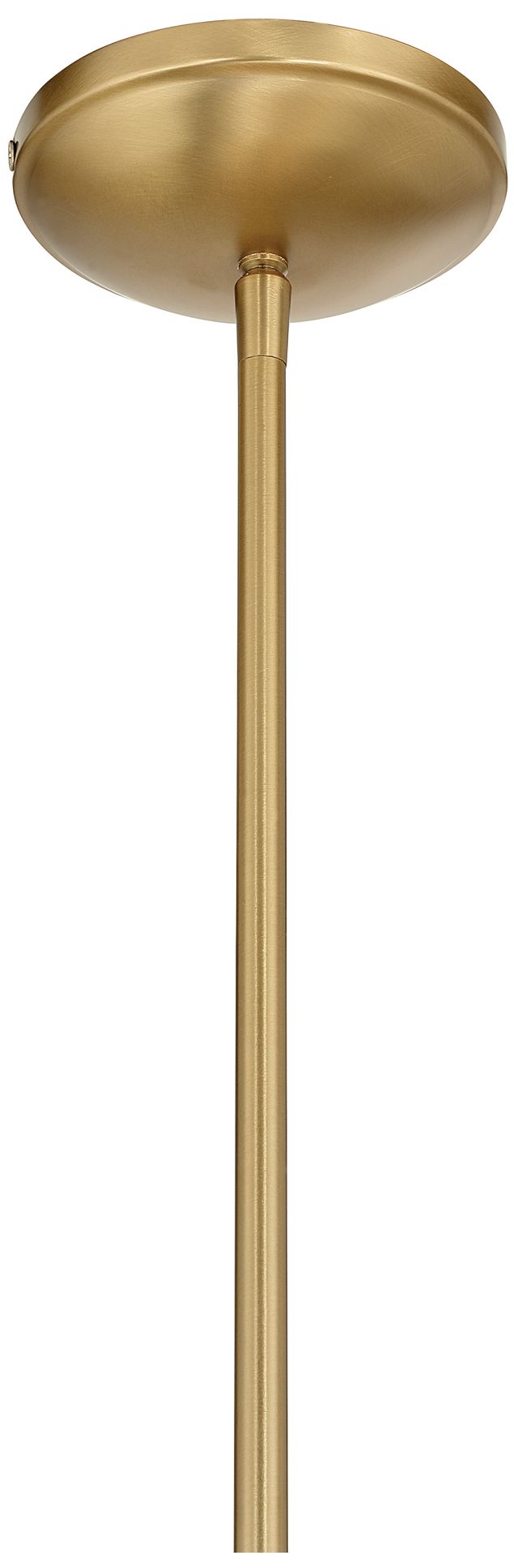 Minka Lavery Waveform 4-Lt 26-in Dark Bronze and Brass Pendant with Shade