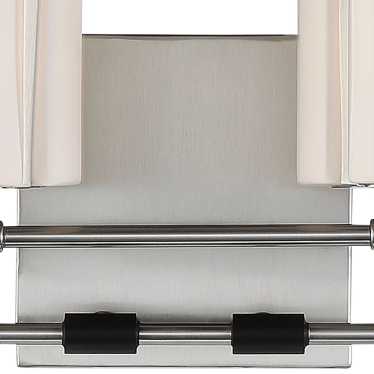 Image 4 Minka-Lavery Waverly Plaza 2-Light Brush Nickel and Coal Black Vanity Light more views