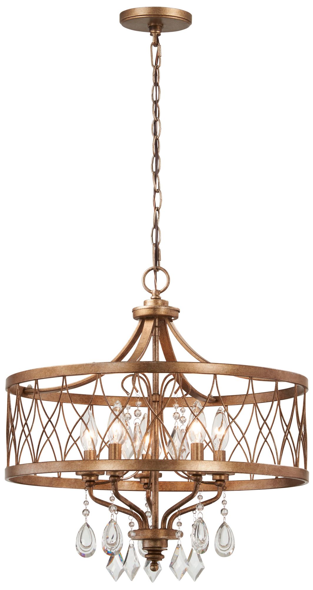 Minka-Lavery West Liberty 5-Light Olympus Gold Chandelier