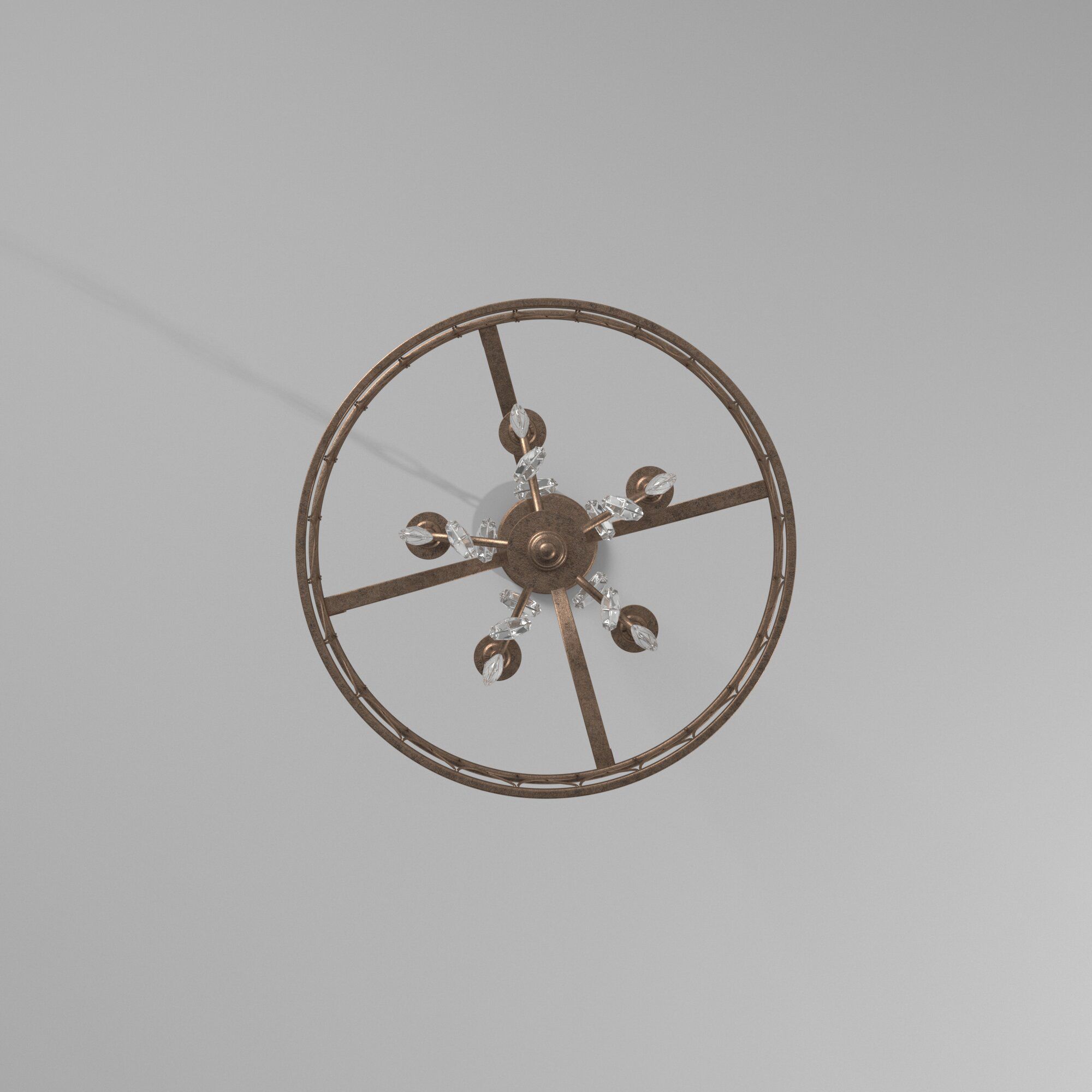 Image 4 Minka-Lavery West Liberty 5-Light Olympus Gold Chandelier more views