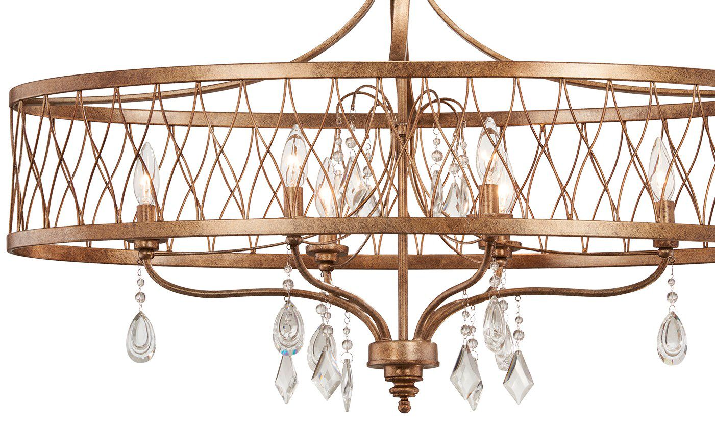 Image 5 Minka-Lavery West Liberty 6-Light Olympus Gold Island Chandelier more views