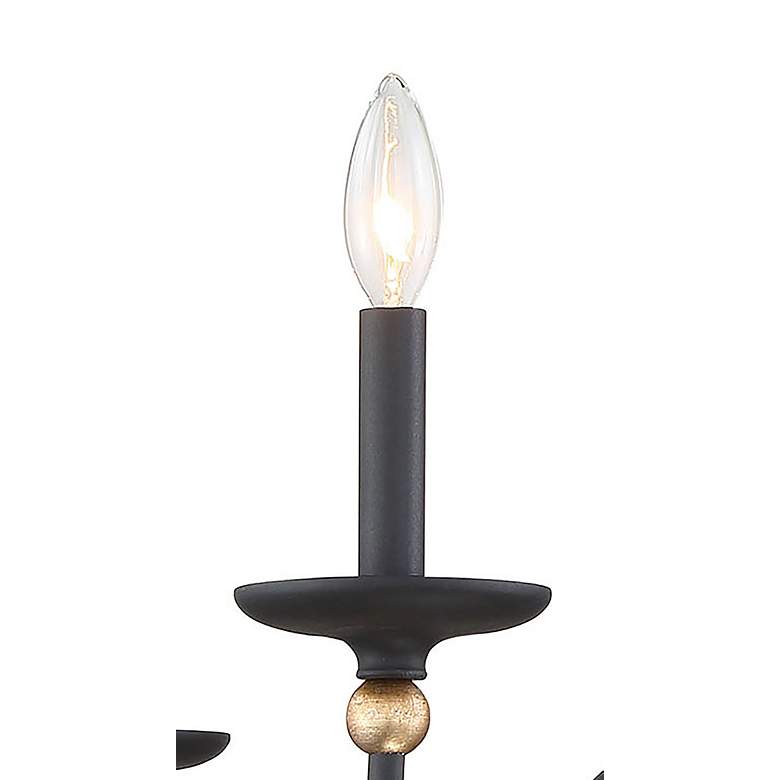 Image 6 Minka-Lavery Westchester 34" Wide 5-Light Coal and Gold Chandelier more views