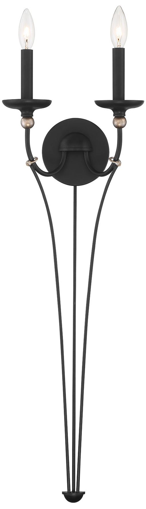 Minka-Lavery Westchester County 2-Light Sand Coal Wall Sconce