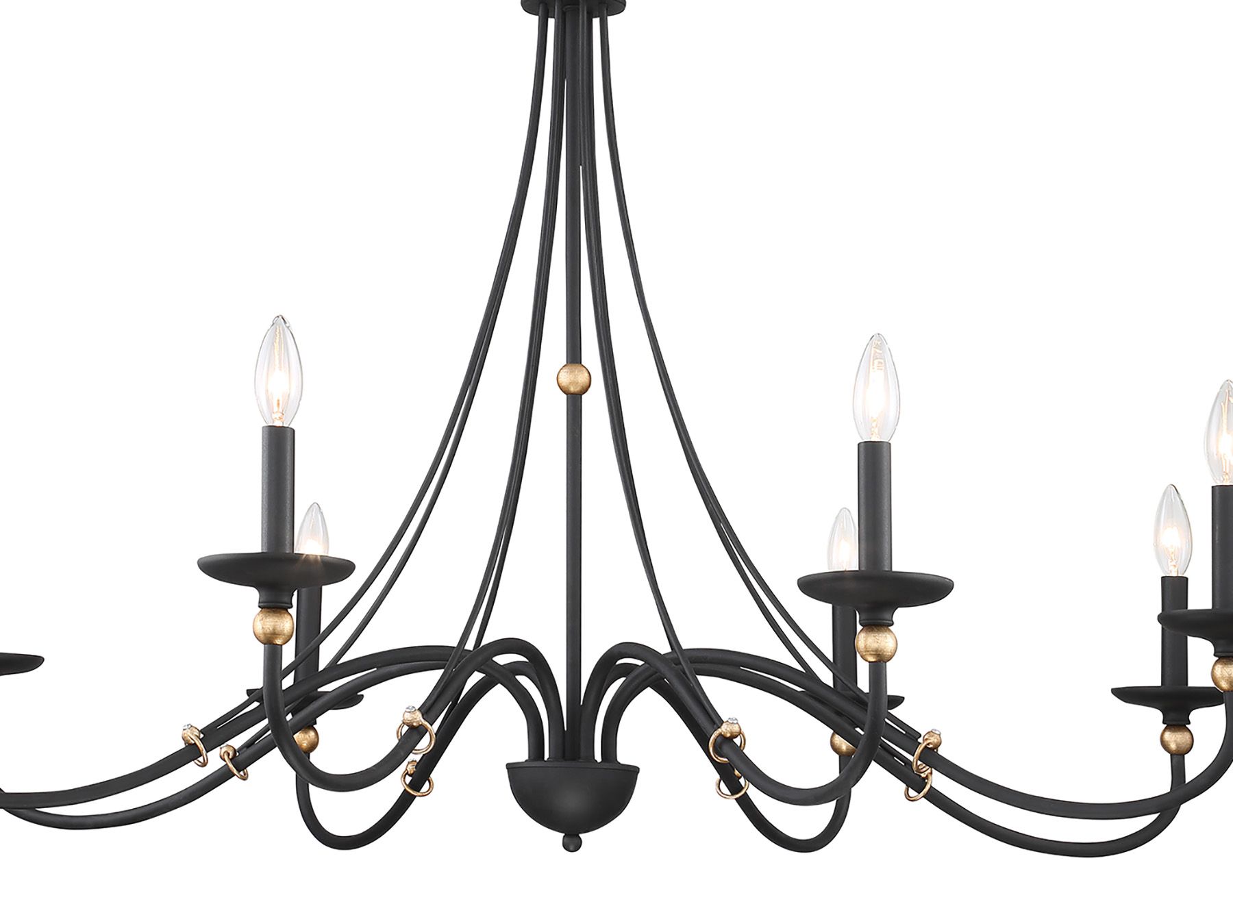 Image 3 Minka-Lavery Westchester County 8-Light Sand Coal and Gold Chandelier more views