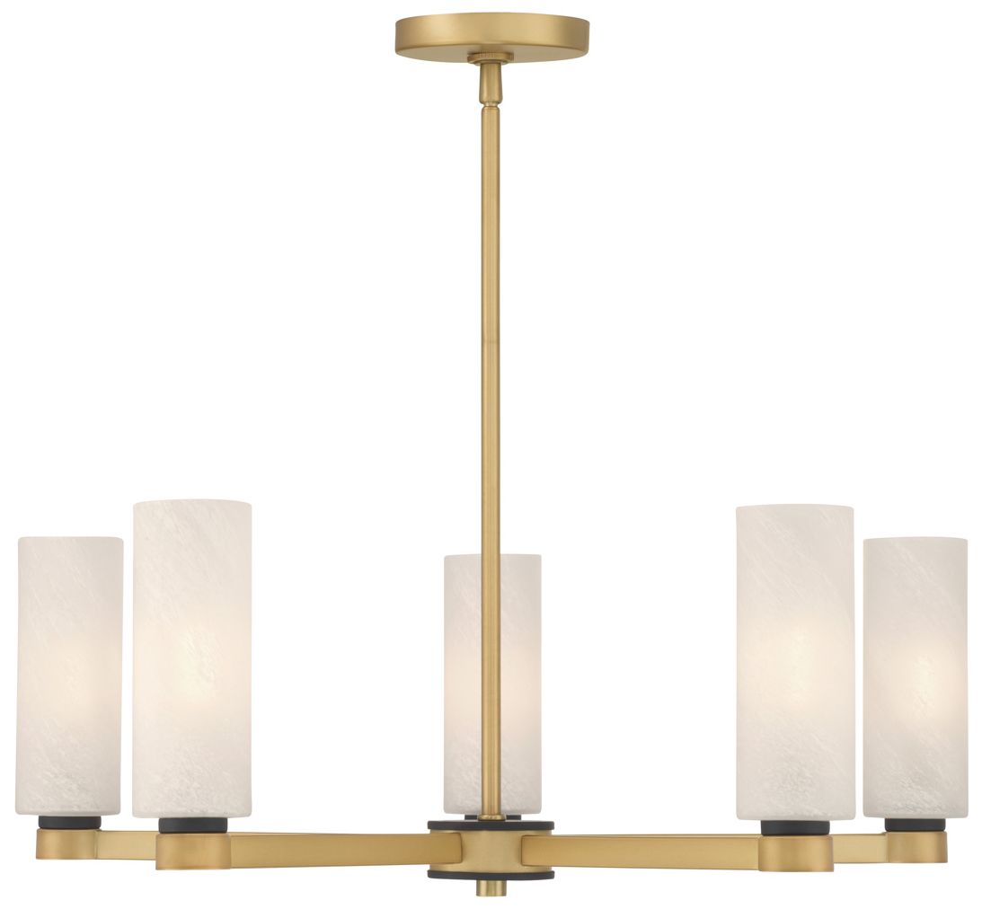 Image 7 Minka Lavery Wexmere 5-Light 26-in Brass more views