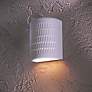 1_Minka Lavery White Ceramic 10" High Pocket Outdoor Wall Light