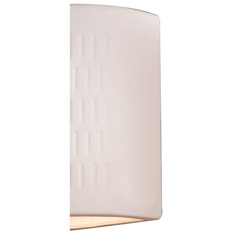 Image 4 Minka Lavery White Ceramic 10" High Pocket Outdoor Wall Light more views