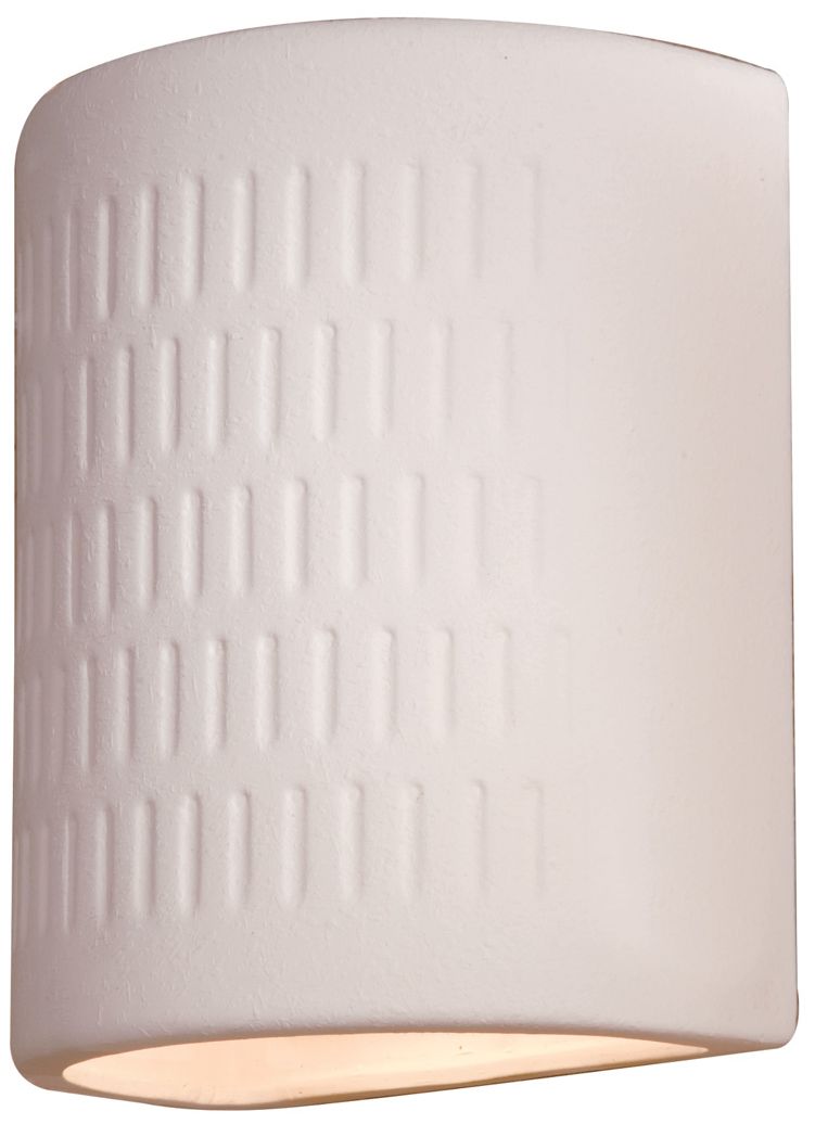 Image 5 Minka Lavery White Ceramic 10" High Pocket Outdoor Wall Light more views