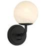 1_Minka-Lavery Whitehall 1-Light 6-in Dark Matte Black Indoor Vanity Light