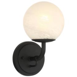Minka-Lavery Whitehall 1-Light 6-in Dark Matte Black Indoor Vanity Light
