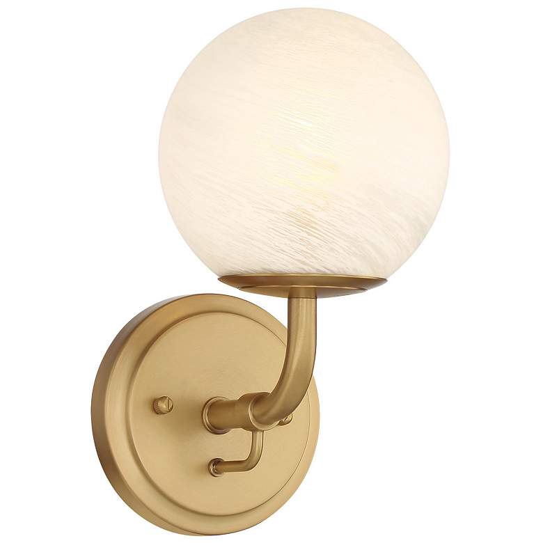 Image 1 Minka-Lavery Whitehall 1-Light 6-in Legacy Brass Indoor Vanity Light