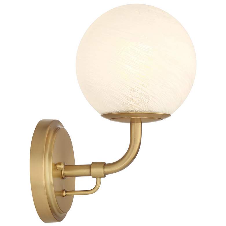 Image 2 Minka-Lavery Whitehall 1-Light 6-in Legacy Brass Indoor Vanity Light more views