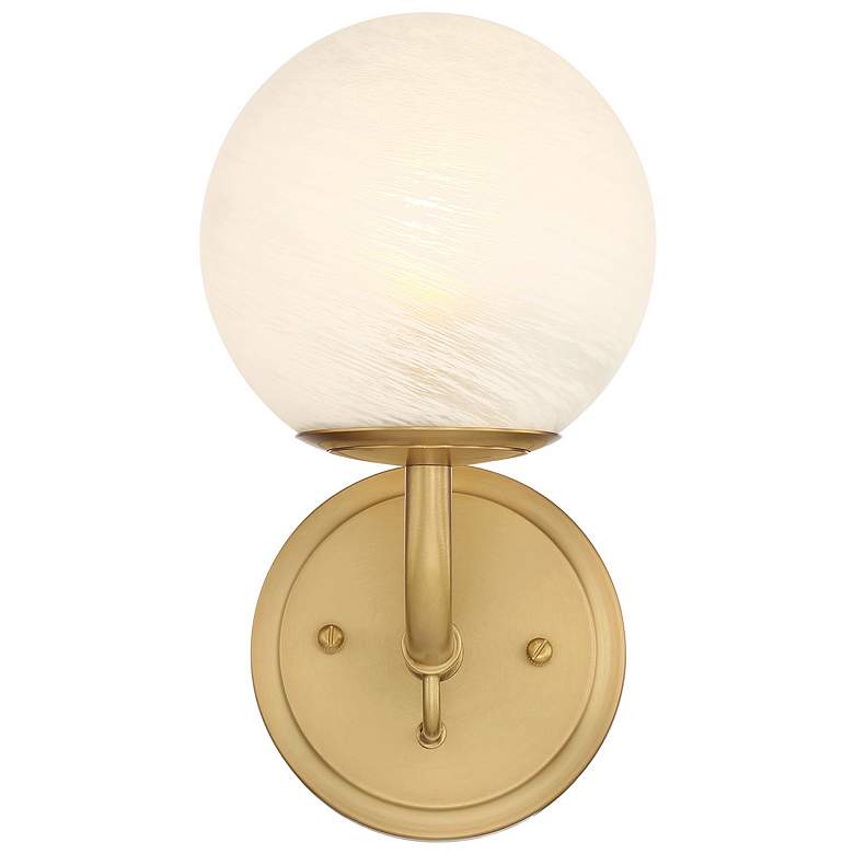Image 3 Minka-Lavery Whitehall 1-Light 6-in Legacy Brass Indoor Vanity Light more views