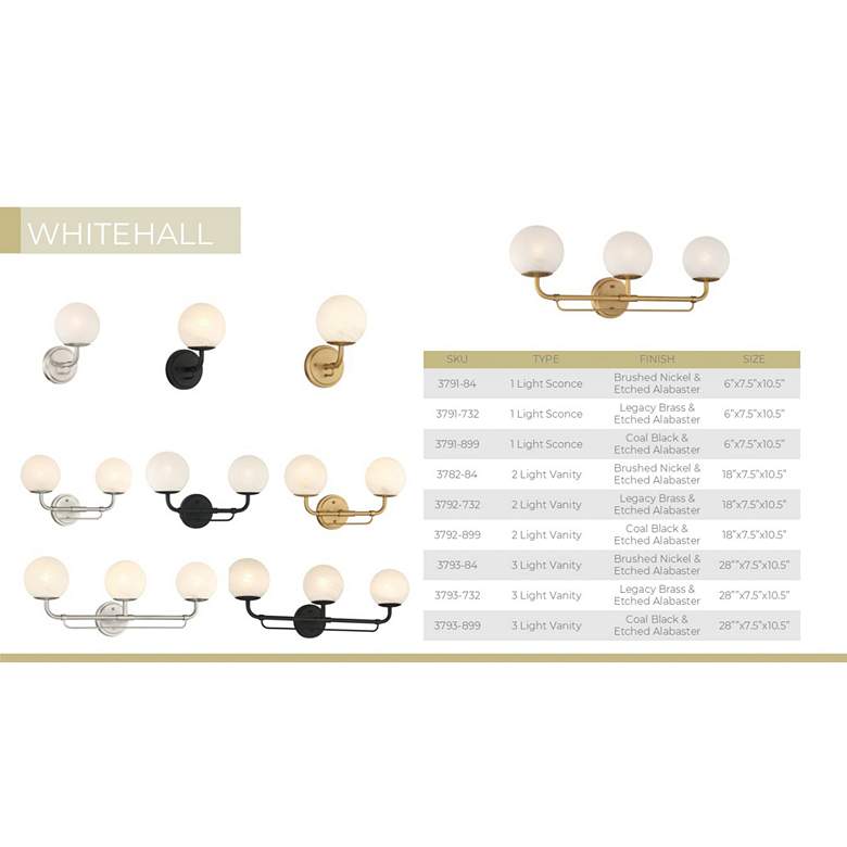 Image 5 Minka-Lavery Whitehall 2-Light 18-in Dark Matte Black Indoor Vanity Light more views