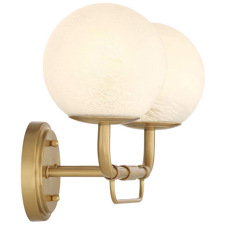 Image 4 Minka-Lavery Whitehall 2-Light 18-in Legacy Brass Indoor Vanity Light more views