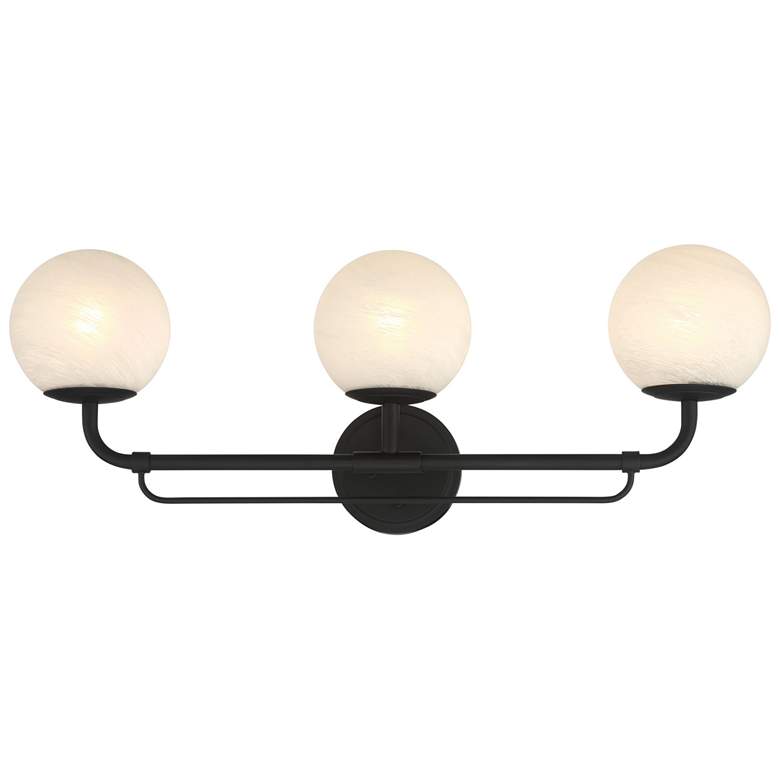 Image 3 Minka-Lavery Whitehall 3-Light 28-in Dark Matte Black Indoor Vanity Light more views