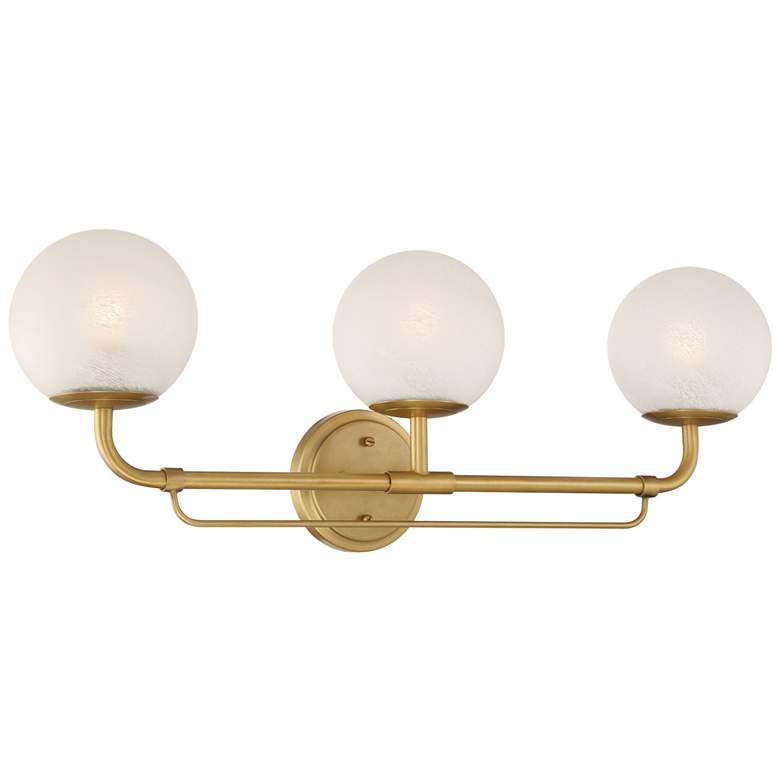 Image 1 Minka-Lavery Whitehall 3-Light 28-in Legacy Brass Indoor Vanity Light