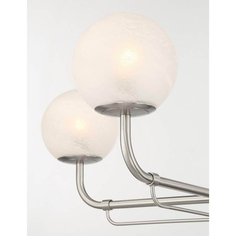 Image 4 Minka-Lavery Whitehall 4-Light 30-in Brushed Nickel Indoor Chandelier more views
