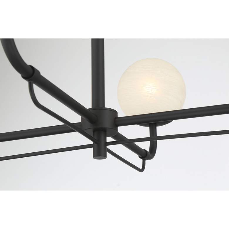 Image 3 Minka-Lavery Whitehall 4-Light 30-in Dark Matte Black Indoor Chandelier more views