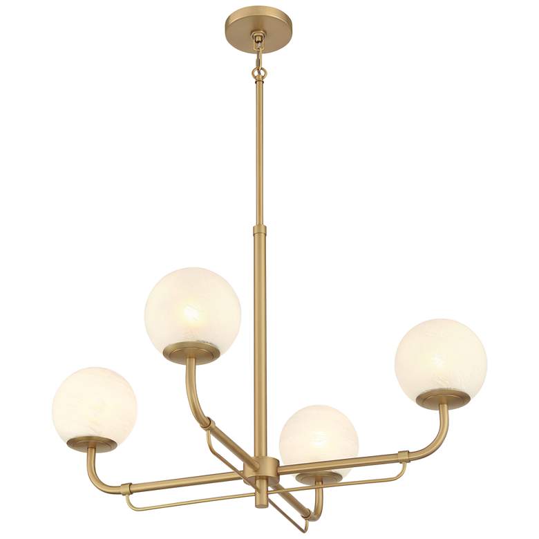 Image 4 Minka-Lavery Whitehall 4-Light 30-in Legacy Brass Indoor Chandelier more views