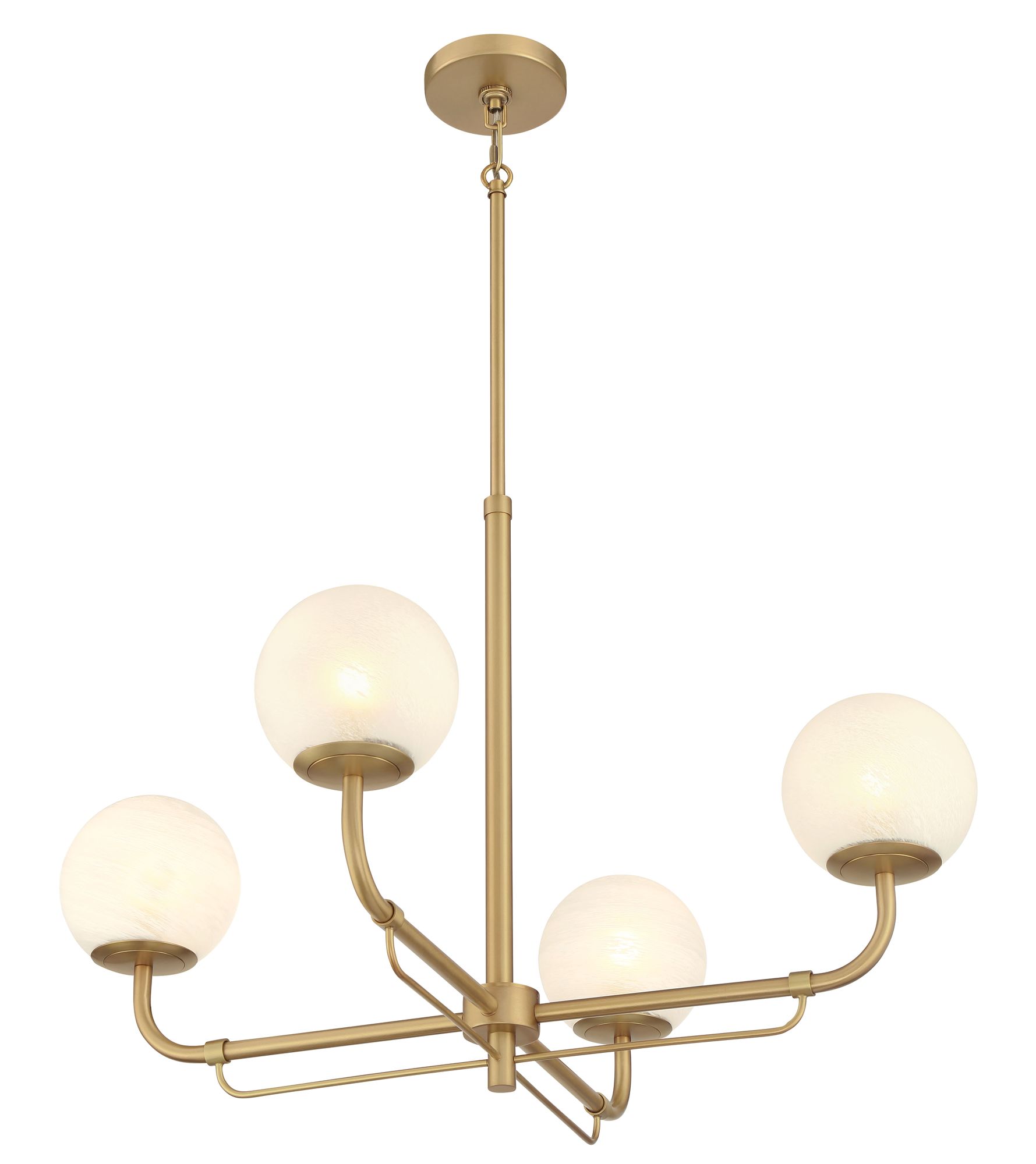 Image 6 Minka-Lavery Whitehall 4-Light 30-in Legacy Brass Indoor Chandelier more views
