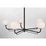 4_Minka-Lavery Whitehall 5-Light 38-in Dark Matte Black Indoor Chandelier more views
