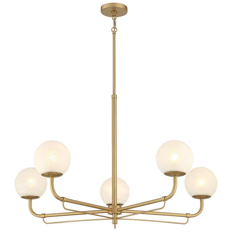 Image 1 Minka-Lavery Whitehall 5-Light 38-in Legacy Brass Indoor Chandelier