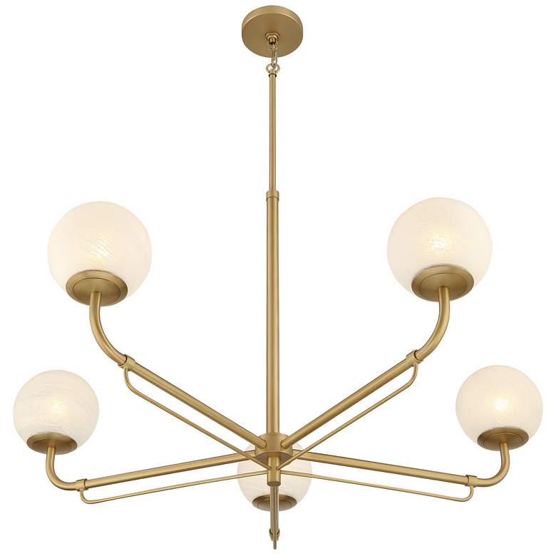 Image 6 Minka-Lavery Whitehall 5-Light 38-in Legacy Brass Indoor Chandelier more views