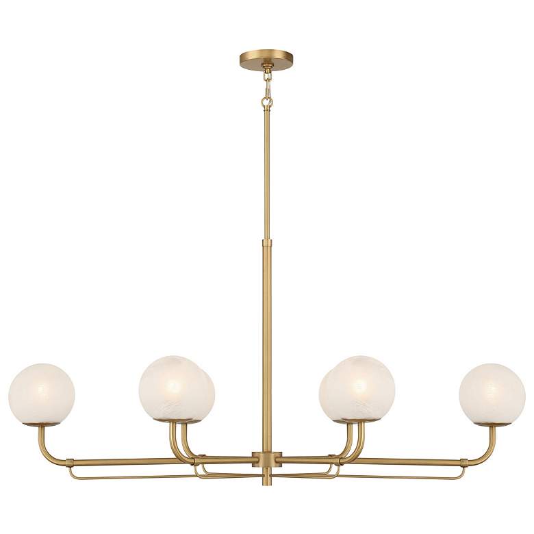 Image 2 Minka-Lavery Whitehall 6-Light 46-in Legacy Brass Indoor Island Chandelier more views