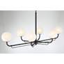 3_Minka-Lavery Whitehall 6-Light 46-in Matte Black Indoor Island Chandelier more views