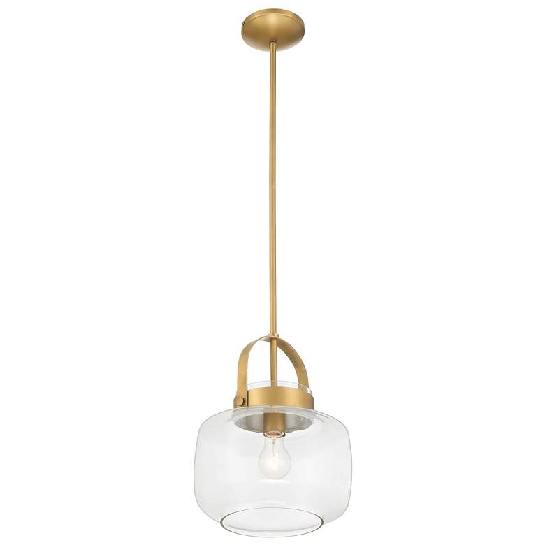 Image 5 Minka Lavery WickGlow 1-Light 11-in Legacy Brass Indoor Pending Lighting more views