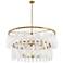 Minka-Lavery Willow 14-Light 45-in Legacy Brass Indoor Pendant