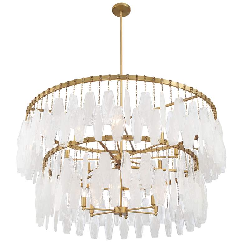 Image 5 Minka-Lavery Willow 14-Light 45-in Legacy Brass Indoor Pendant more views