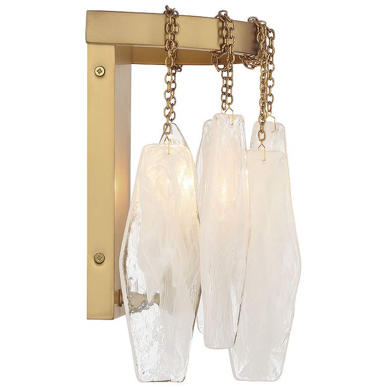 Image 2 Minka-Lavery Willow 2-Light 9.25-in Legacy Brass Indoor Wall Sconce more views