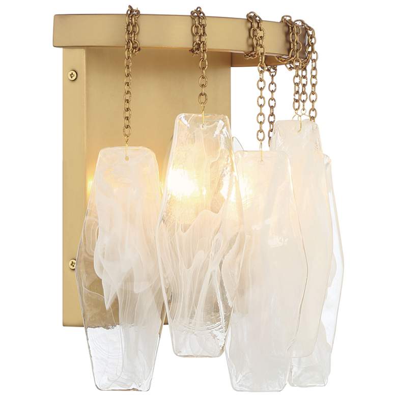 Image 3 Minka-Lavery Willow 2-Light 9.25-in Legacy Brass Indoor Wall Sconce more views