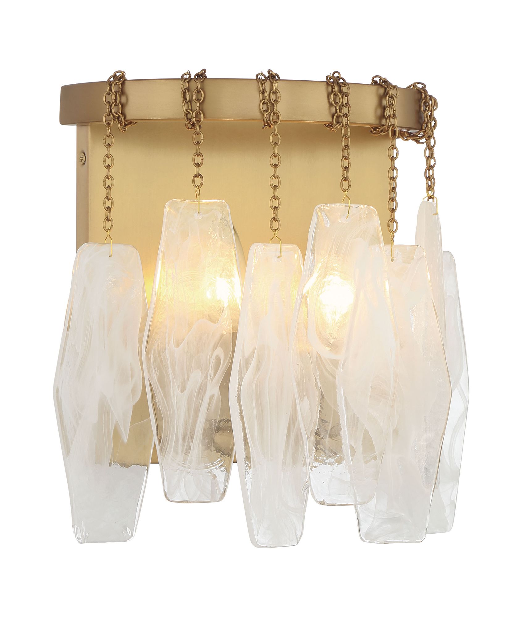 Image 6 Minka-Lavery Willow 2-Light 9.25-in Legacy Brass Indoor Wall Sconce more views