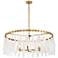 Minka-Lavery Willow 6-Light 35.25-in Legacy Brass Indoor Pendant